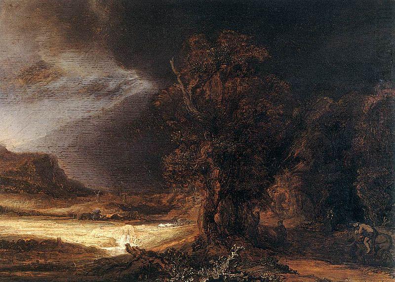 Landscape with the Good Samaritan, REMBRANDT Harmenszoon van Rijn